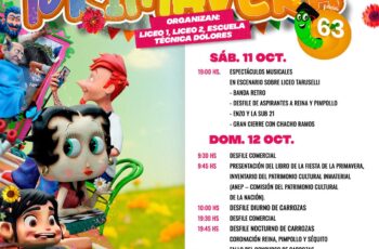 63ed Fiesta Nacional de la Primavera el 11 y 12 de octubre